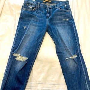 LIKE NEW Joe cropped ripped jeans, Size 27